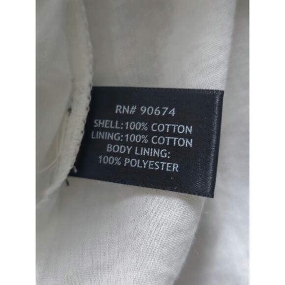 NWT, Boston Proper Women’s Macrame Tiered Tank Dress white, Size Small - Picture 7 of 7